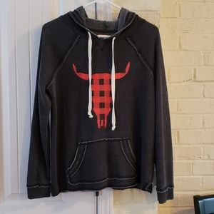 Soft bull sleepwear hoodie.
